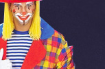 Clown Mantel - Kostüm