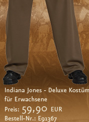 Indiana Jones - Deluxe Kostüm für Erwachsene