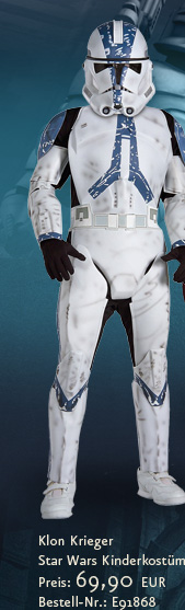 Klon Krieger - Star Wars Kinderkostüm